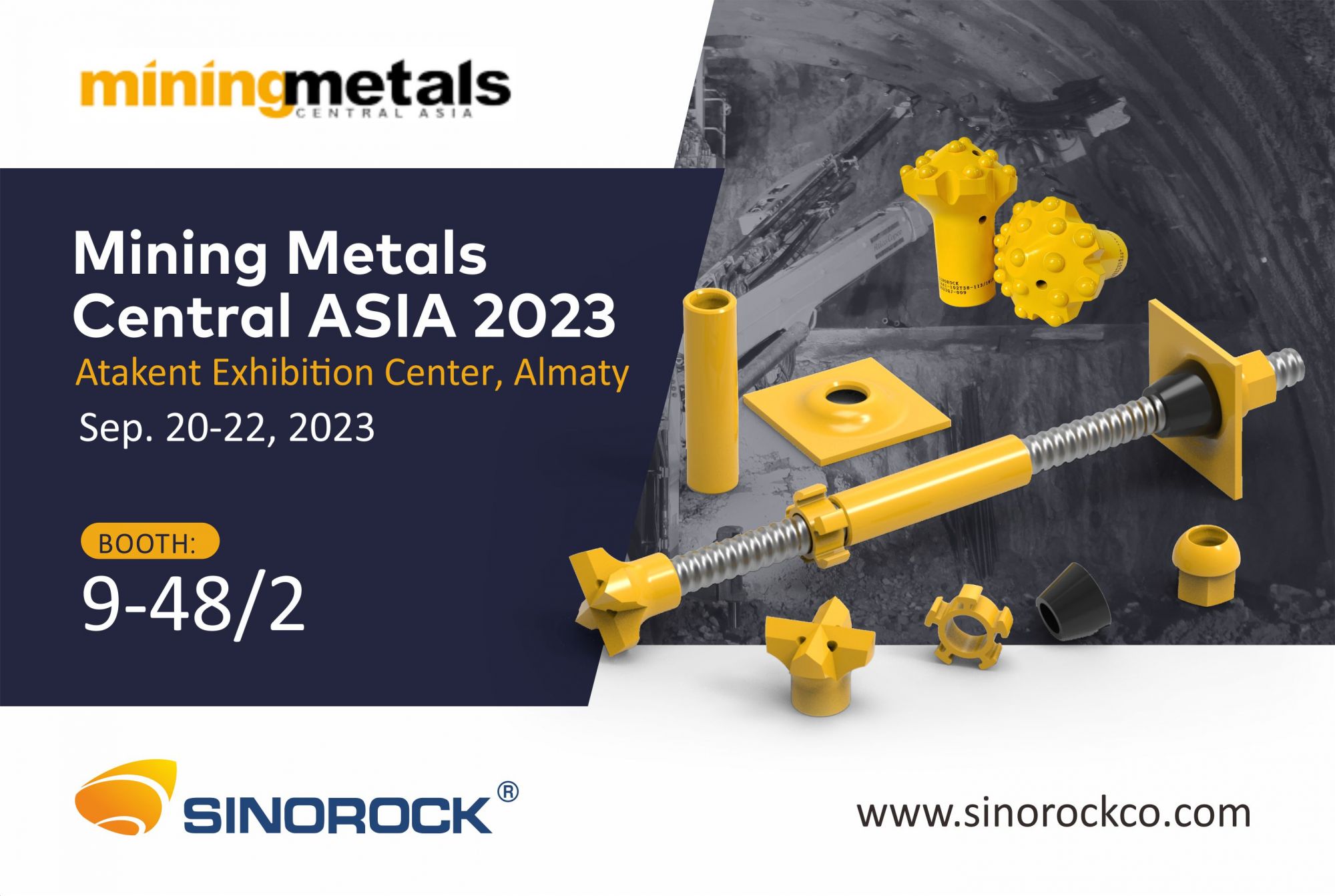 Sinorock Excited to Attend the 28th Central Asian International Mining Exploration & Mining Equipment Exhibition