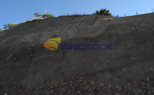  Self Drilling Concrete Bolts Applied to Supporting the Slope