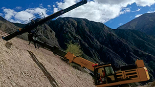 Slope Stabilization with SDA Bolts