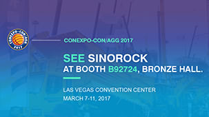 Sinorock® Will Attend CONEXPO-CON/AGG 2017