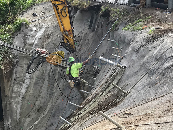 Soil Nail Anchors for Localized Support