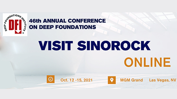 Sinorock Will Attend DFI 46th Annual Conference on Deep Foundations Online!