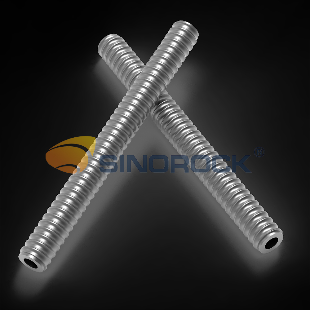 T fully threaded rock bolt hollow bars