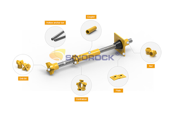 self drilling anchor bolt system