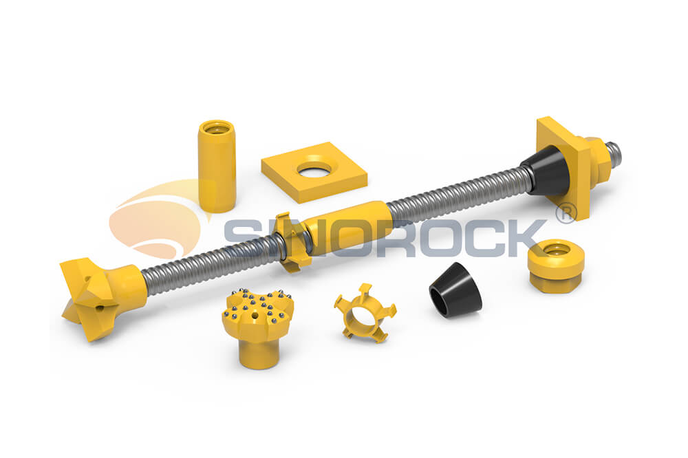 self drilling rock bolt system