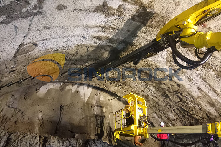 sinorock self drilling rock bolts in tunnel and mining