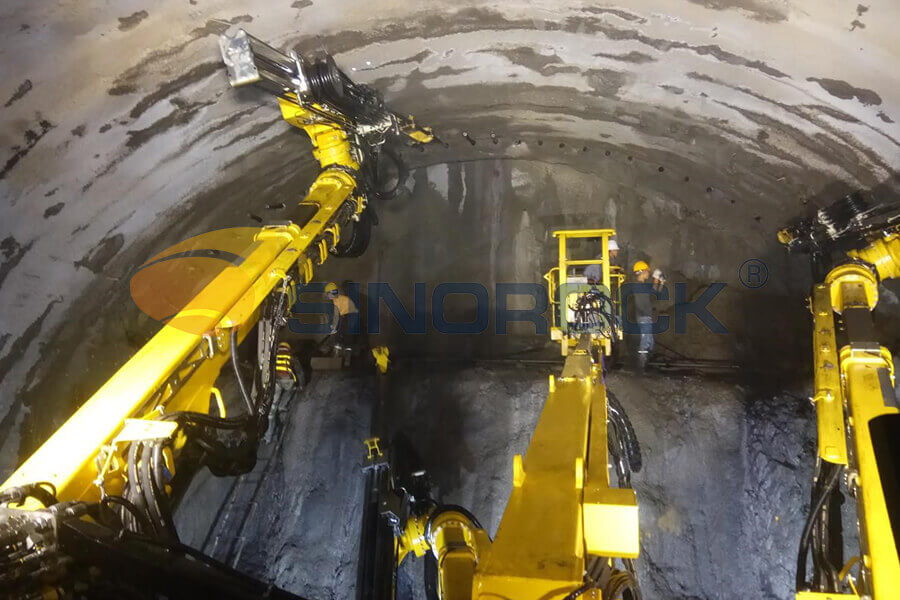 tunnel support by self drilling anchor rock bolt - Sinorock