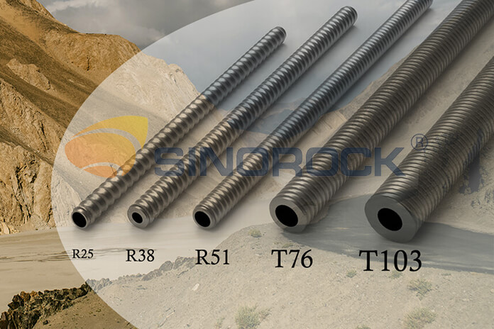 self drilling rock bolt types and application